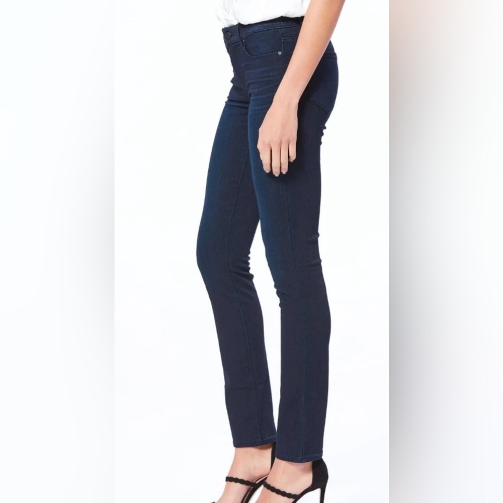 Paige Skyline Ankle peg dark blue jeans, size 30